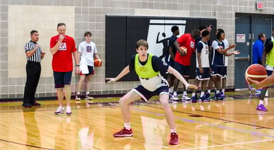 South Carolina basketball recruiting target Will Stevens at Team USA training camp. Photo credit: Will Stevens | @Will_Stevens22 on Twitter/X