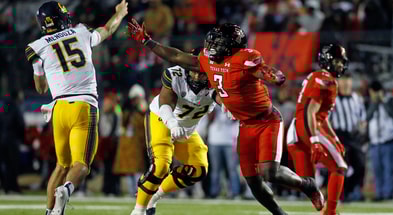 Texas Tech linebacker Bryce Ramirez