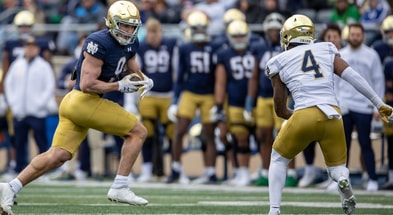 Notre Dame tight end Eli Raridon