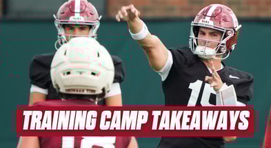 Alabama Fall Camp Takeaways