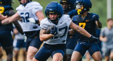 West Virginia's Clay Ash during fall football practice