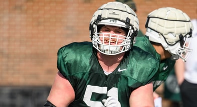 Michigan State center Matt Gulbin (photo by Dane Robison for SpartanMag.com).