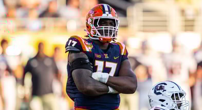Illinois edge rusher Gabe Jacas.