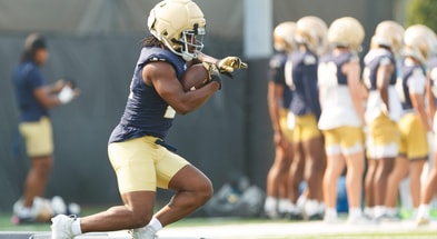Notre Dame running back Kedren Young