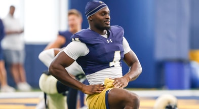 Notre Dame running back Jeremiyah Love