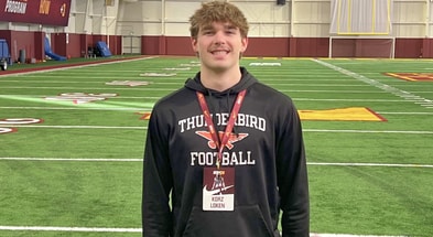 2027 TE Korz Loken (Photo: Mike Singer/Blue and Gold)