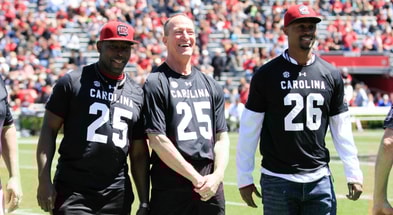 South Carolina football legend Rick Sanford at the 2016 USC Alumni Game. Photo credit: CJ Driggers | GamecockCentral