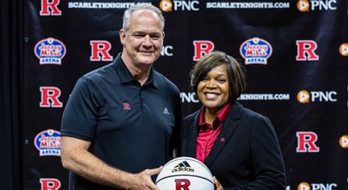 Rutgers Basketball coaches Coquese Washington and Steve Pikiell