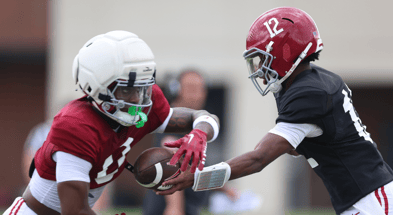 Alabama RB AK Dear and QB Keelon Russell