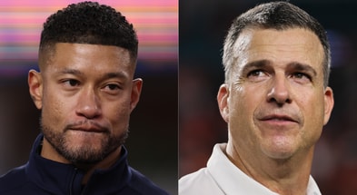 Notre Dame HC Marcus Freeman, Miami HC Mario Cristobal