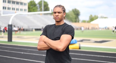 Kaleb Elkins by Mick Walker -- Lettermen Row --