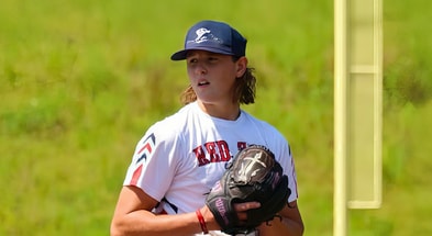 Hedgesville pitcher Mason McGill on the mound