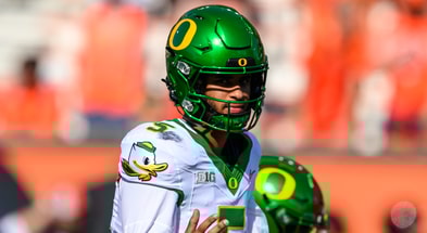 Dan-Lanning-states-nothing-stood-out-to-him-in-Dante-Moores-scrimmage-performance