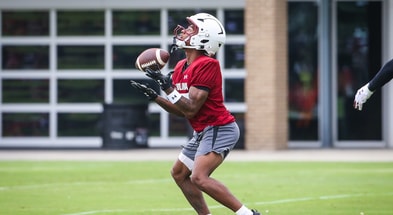 South Carolina Gamecocks WR Jayden Sellers during practice (Photo: Katie Dugan | GamecockCentral.com)