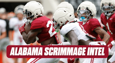 Alabama Scrimmage Intel