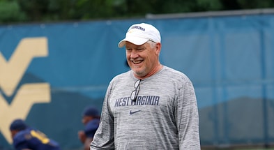 West Virginia assistant football coach Jeff Casteel