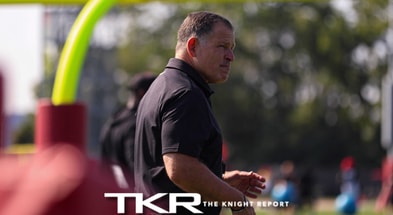 Rutgers Football HC Greg Schiano during Training Camp 2025