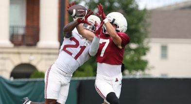 Alabama DB Dre Kirkpatrick Jr. and WR Cole AdamsAlabama DB Dre Kirkpatrick Jr. and WR Cole Adams
