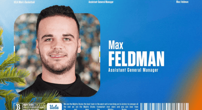UCLA assistant GM Max Feldman