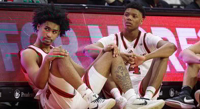 Rutgers Basketball players Ace Bailey and Dylan Harper