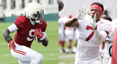 Alabama RB Richard Young and DB DaShawn Jones