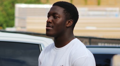 DQ Forkpa arriving at Florida State for his official visit (Matt LaSerre/Warchant)