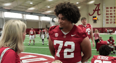 Alabama OL Parker Brailsford