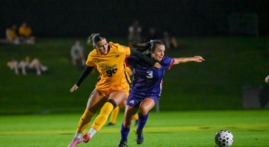 The Hawkeyes fell to #7 TCU on Thursday night. (Photo by Dennis Scheidt)