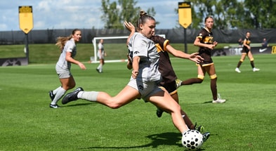 The Hawkeyes earned a 2-0 shutout win over Western Michigan. (Photo by Dennis Scheidt)