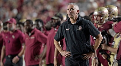 Florida State coach Mike Norvell