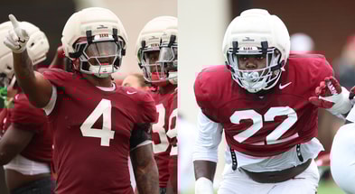 Alabama RB Daniel Hill and DL LT Overton
