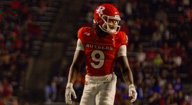 Rutgers Football wide receiver Ian Strong