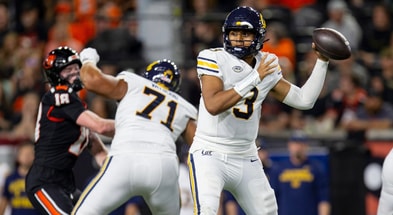Cal quarterback Jaron-Keawe Sagapolutele
