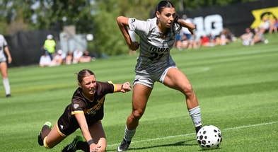 Freshman Liana Tarasco finished with a goal and assist on Sunday. (Photo by Dennis Scheidt)