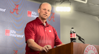 Alabama coach Kalen DeBoer