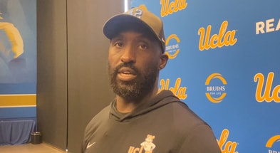 UCLA head coach DeShaun Foster