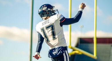 UConn punter Connor Stutz