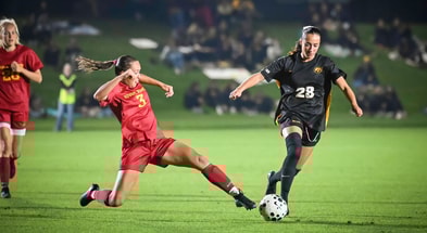 The Hawkeyes defeated Iowa State 1-0 on Thursday. (Photo by Dennis Scheidt)