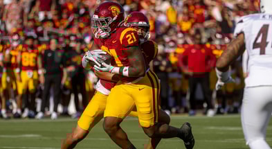 USC running back Bryan Jackson runs the ball against Missouri State