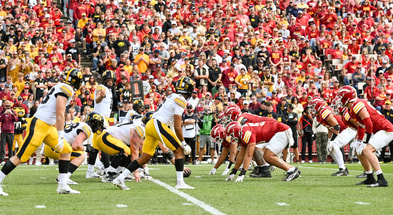 The Hawkeyes lost in Ames for the first time since 2011. (Photo by Dennis Scheidt)