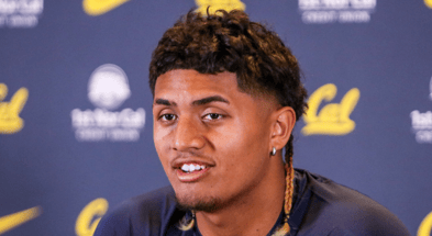 Cal quarterback Jaron-Keawe Sagapolutele