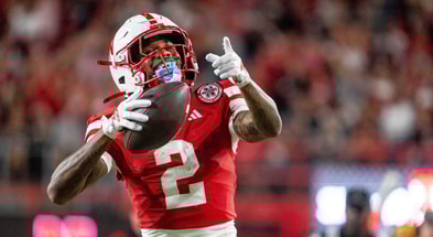 Jacory Barney Nebraska football Akron 2025