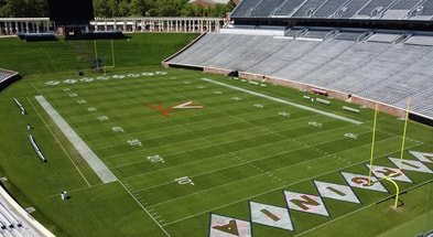 UVa football at Scott Stadium.JPG