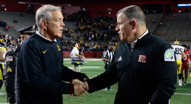 Rutgers Football HC Greg Schiano and Iowa HC Kirk Ferentz