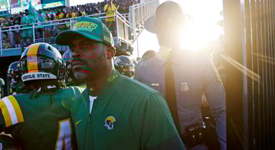Norfolk State Spartans head coach Michael Vick
