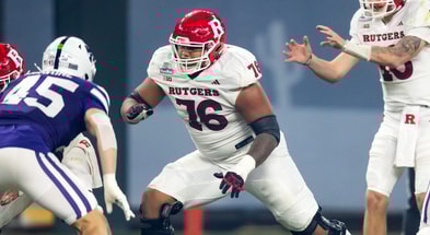 Rutgers Scarlet Knights offensive lineman Dantae Chin