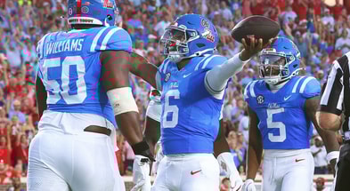 NCAA Football: Arkansas at Mississippi