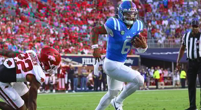 NCAA Football: Arkansas at Mississippi