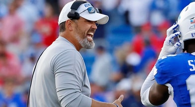 Kentucky defensive coordinator Brad White, via Jeff Drummond, Cats Illustrated