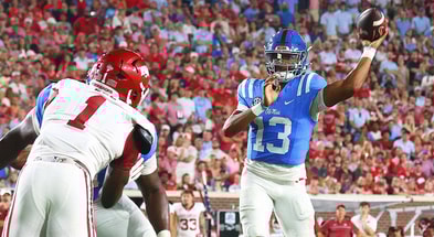 NCAA Football: Arkansas at Mississippi